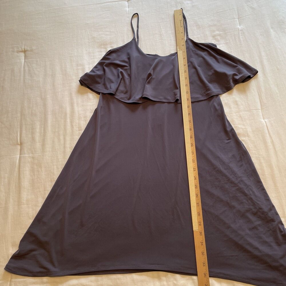 BCBGeneration mini dress purple vapor swing cocktail wedding semi-formal XS NWT - Picture 7 of 9